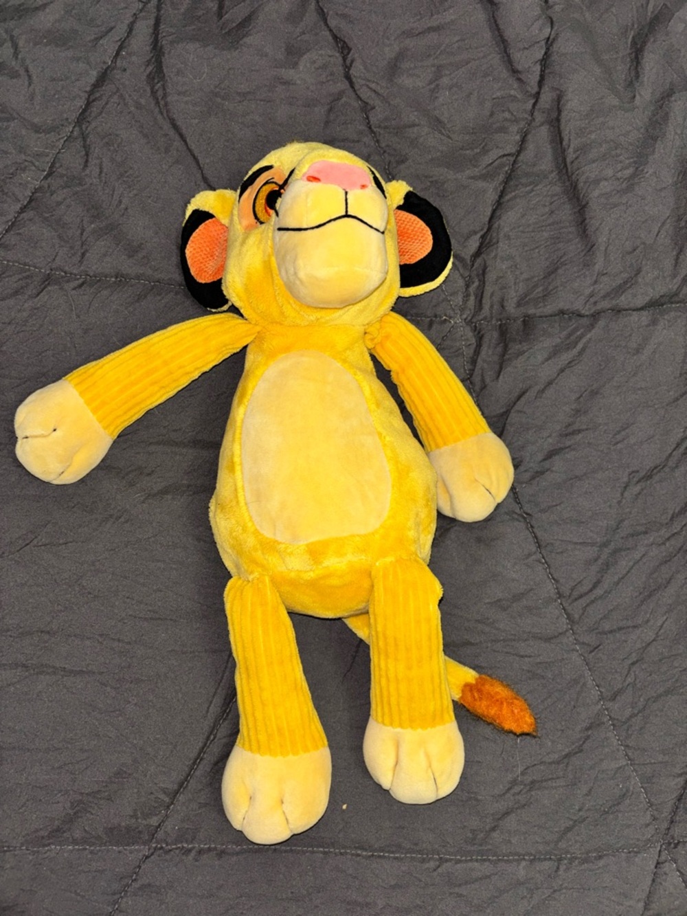 Scentsy Simba The Lion King Medium Yellow Plush Stuffed Animal Buddy 2010
